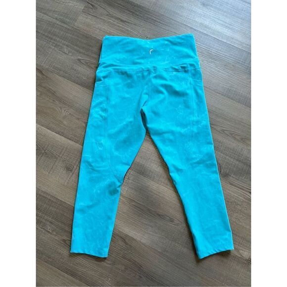 Zyia Active Women’s Small Blue Seamless High Waisted Active Leggings Stretch - Picture 4 of 11